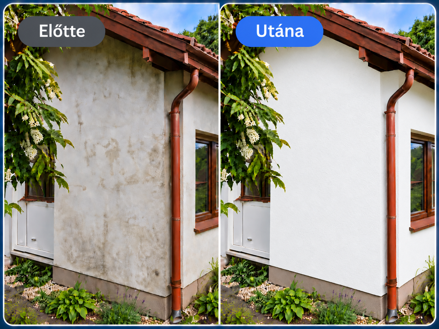 Tisztasági festés előtte utána